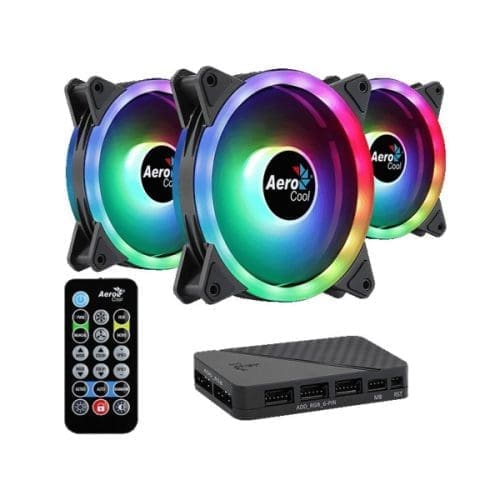 Aerocool Duo 12 Pro 3x 12cm ARGB LED + Vezérlő