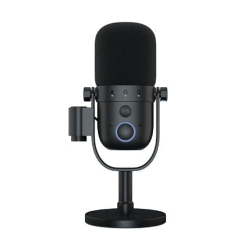 Mikrofon Streamplify MIC VOX + asztali tartó, fekete