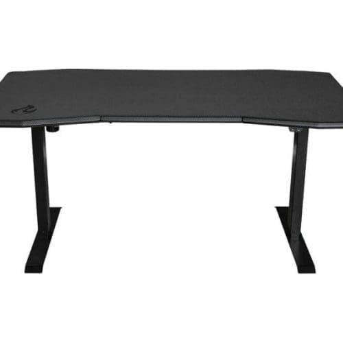 Gamer asztal Nitro Concepts D16E 1600 x 800 mm Carbon Black Elektromosan állítható