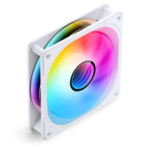 Ventilátor Jonsbo FR-606 fordított légáram ARGB 5V 3PIN, 120mm, fehér