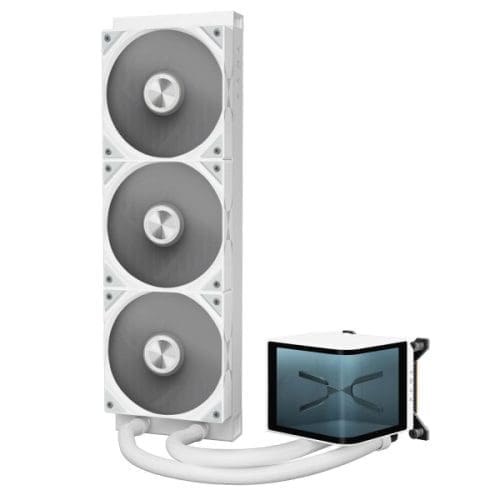 TRYX PANORAMA AIO CPU hűtő, 360 mm, fehér