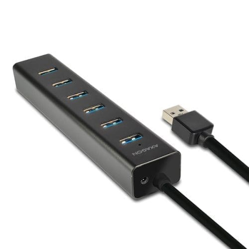 HUB AXAGON HUE-SA7BP 7xUSB3.0 CHARGING HUB+ 2A töltő