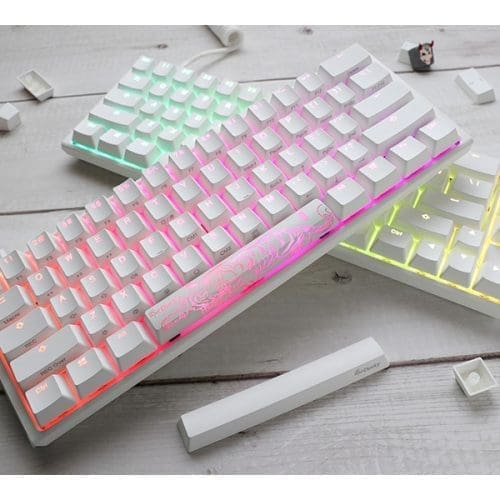 Billentyűzet Ducky ONE 3 Mini MX Black RGB Premium ABS Magyar (HU) Fehér