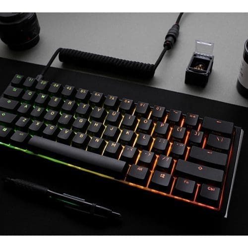 Billentyűzet Ducky ONE 3 Mini MX Black RGB Premium ABS Magyar (HU) Fekete