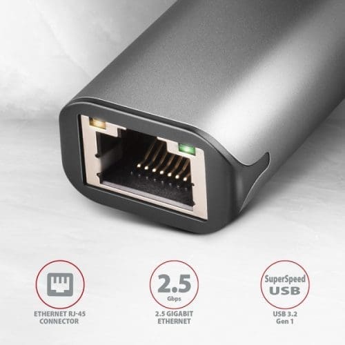 Ethernet Adapter AXAGON ADE-25RC USB 3.2 USB Typ-C > RJ45