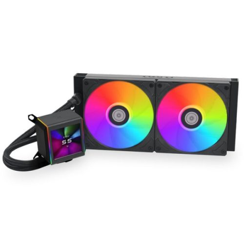 Processzor hűtő AIO Lian Li GALAHAD II LCD 28cm, Fekete