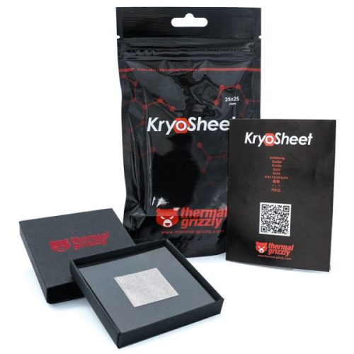Hővezető lap Thermal Grizzly KryoSheet 25 x 25mm