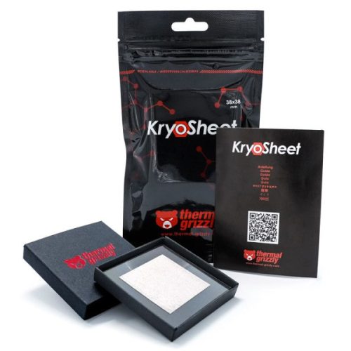Hővezető lap Thermal Grizzly KryoSheet 38 x 38mm