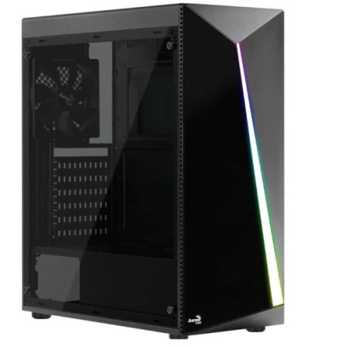 Számítógépház Aerocool Shard RGB ATX Fekete Akril üveg