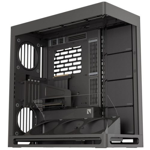 Számítógépház HAVN HS 420 VGPU Edition ívelt edzett üveg, fekete