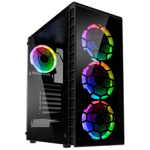 Számítógépház Kolink Observatory Lite RGB ATX Edzett üveg Fekete